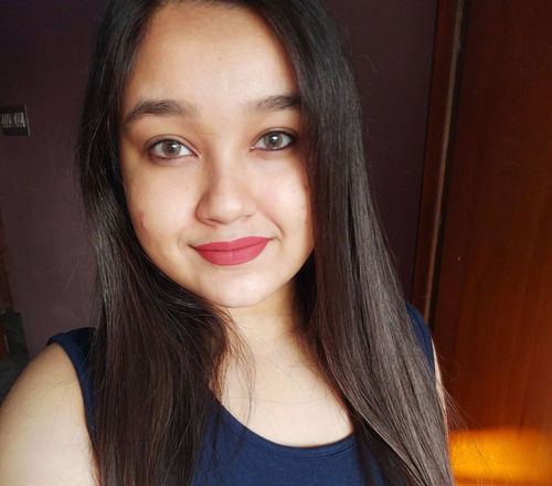 Customer photo review of Icoloured® HD Brownness Colored Contact Lenses