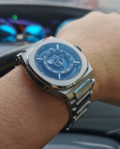 Customer photo review of M3-blue-bracelet