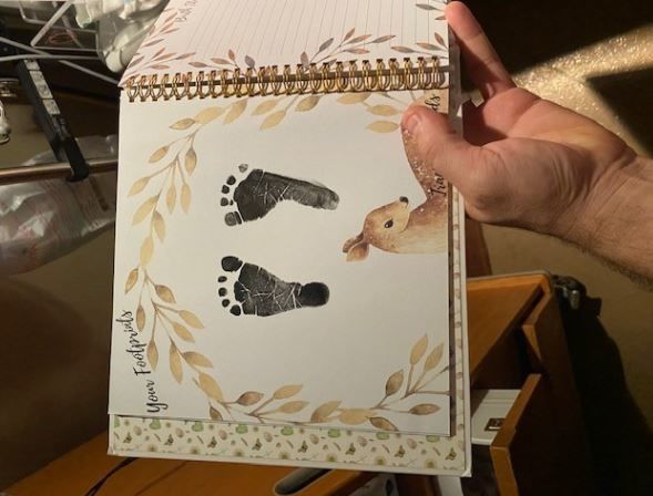 Customer photo review of Baby First Years Memory Book