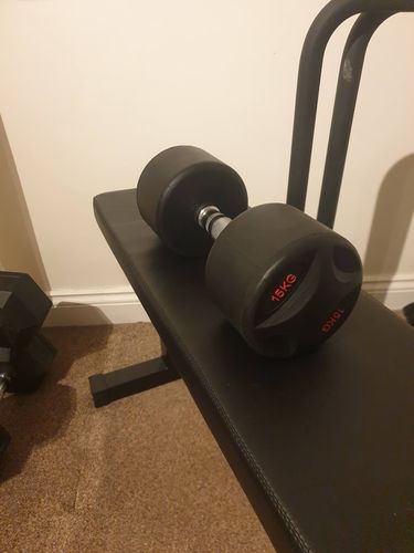 Customer photo review of D-Max Rubber Fixed Dumbbell