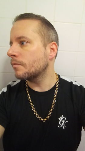 Customer photo review of PATTERNED BELCHER (GOLD) 12MM