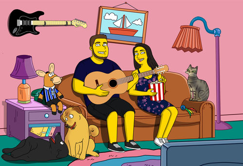 Customer photo review of RETRATO EM ARQUIVO DIGITAL FAMILIA AMARELA