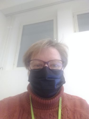 Customer photo review of Kasvomaski musta 100 kpl