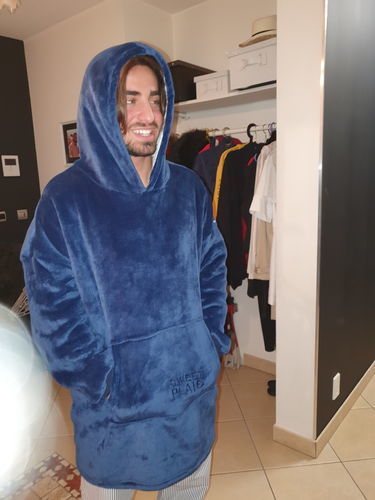 Customer photo review of Sweat Kidool Plaid  - Gris