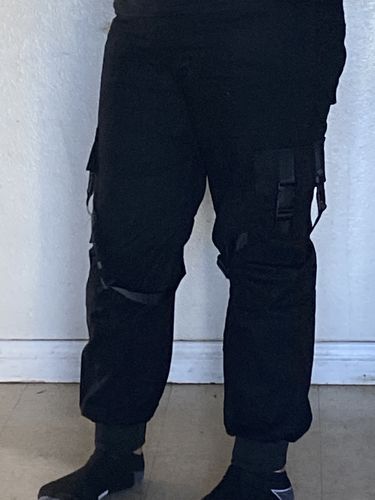 Customer photo review of Cargo Punk Style Pants Harajuku