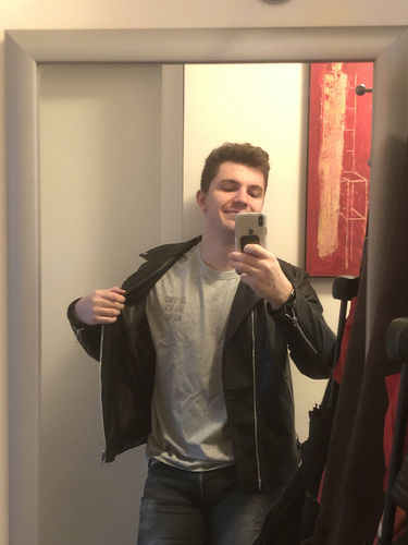 Customer photo review of Zu vino sag ich nie no - Shirt Herren