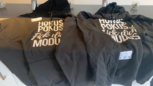 Customer photo review of Hokus Pokus F*** **ch Modus - Unisex Kapuzenpullover Hoodie