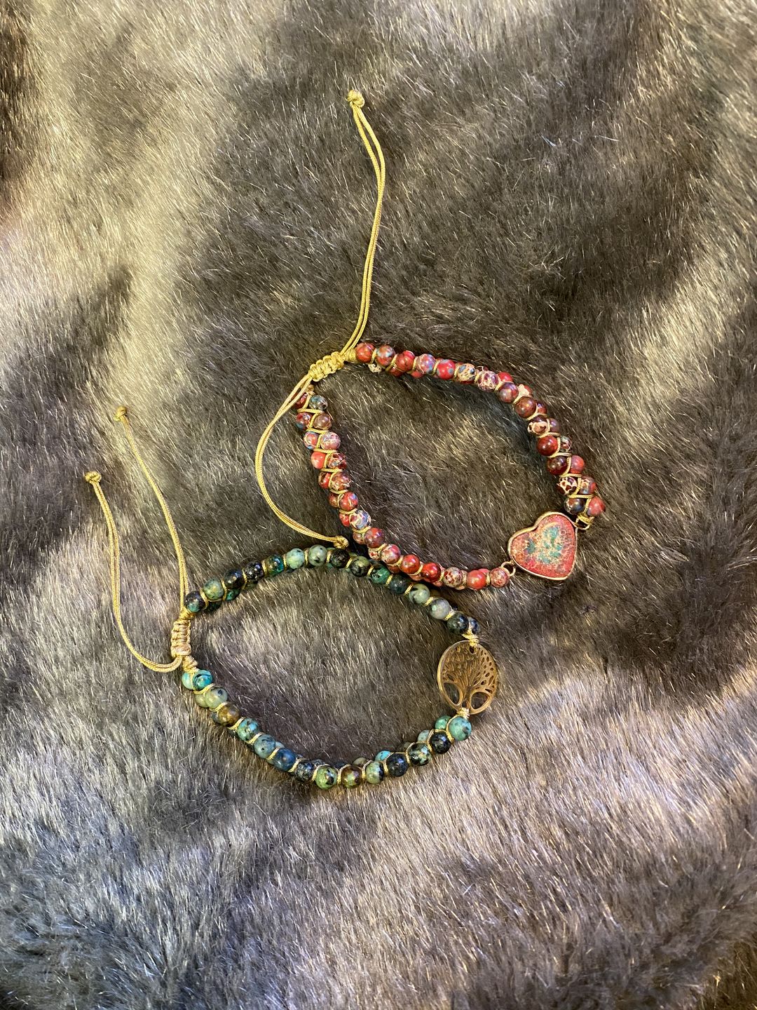 Customer photo review of LEBENSBAUM Armband aus Afrikanischen Jaspissteinen