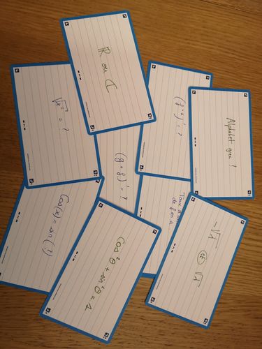 Avis photo d'un client sur Flashcards FLASH 2.0 OXFORD # 80 cartes 7,5 x 12,5 cm - ligné