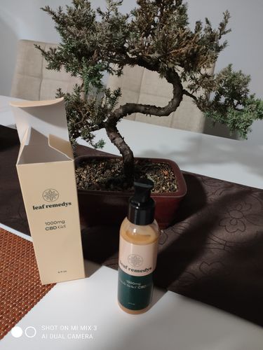 Customer photo review of 1000MG CBD Cooling Gel Extra Strength