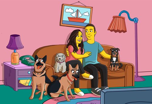 Customer photo review of RETRATO EM ARQUIVO DIGITAL FAMILIA AMARELA