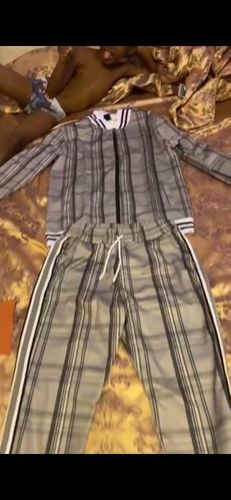 Customer photo review of Plaid Printed Loose Suit