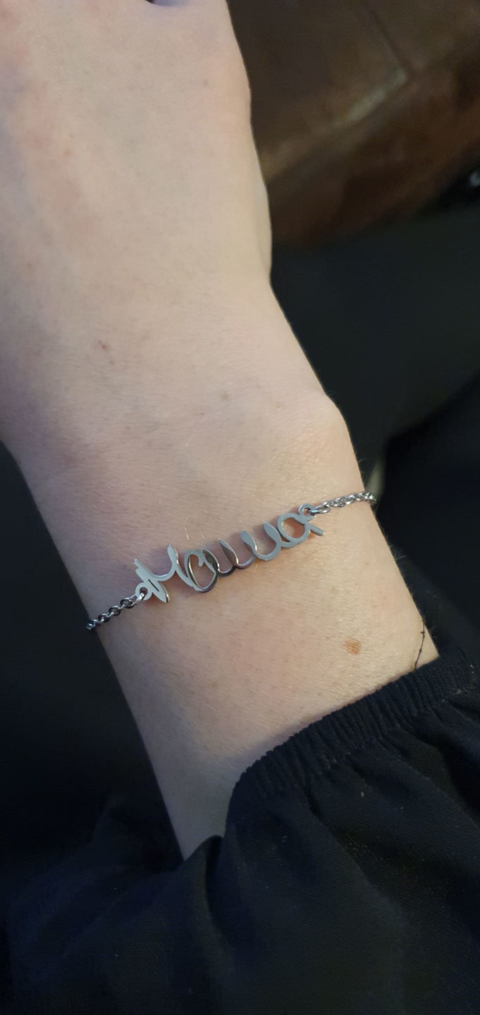 Customer photo review of LOANYA Schmuck aus Deiner persönlichen Handschrift