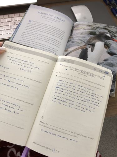 Customer photo review of Daily Kairos Prayer Journal