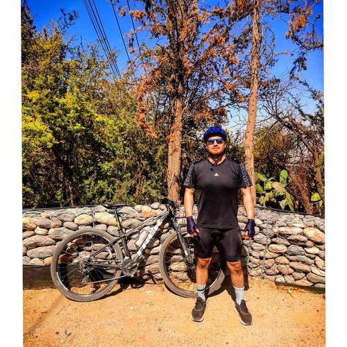 Reseña con foto de un cliente sobre Calza MK017 MCYCLE