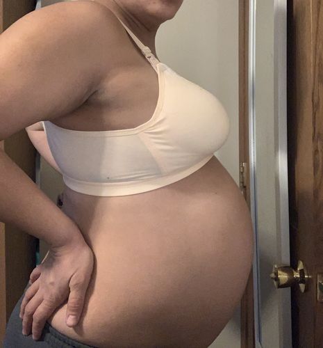 Customer photo review of Momma's Comfy Maternity Bra