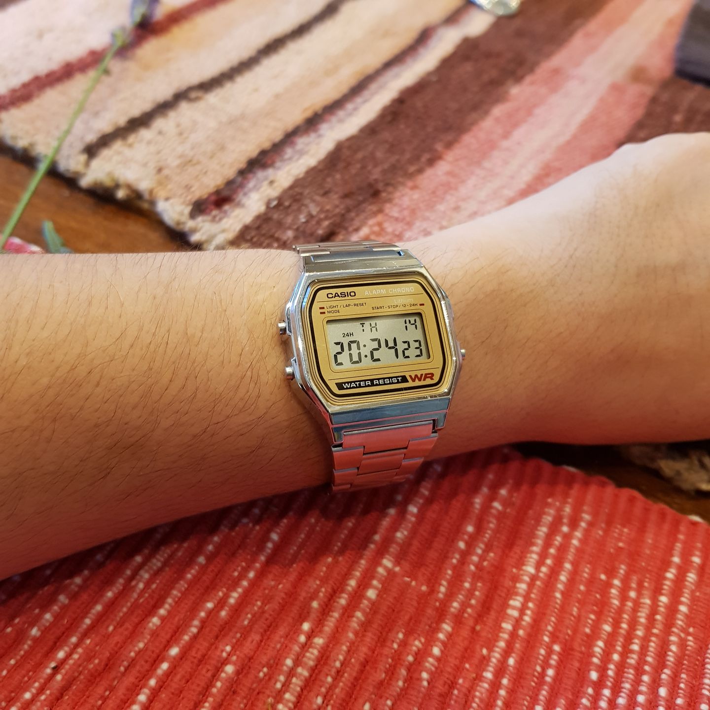 Customer photo review of Reloj Casio Vintage A158WEA-9EF Plateado [EXCLUSIVO]