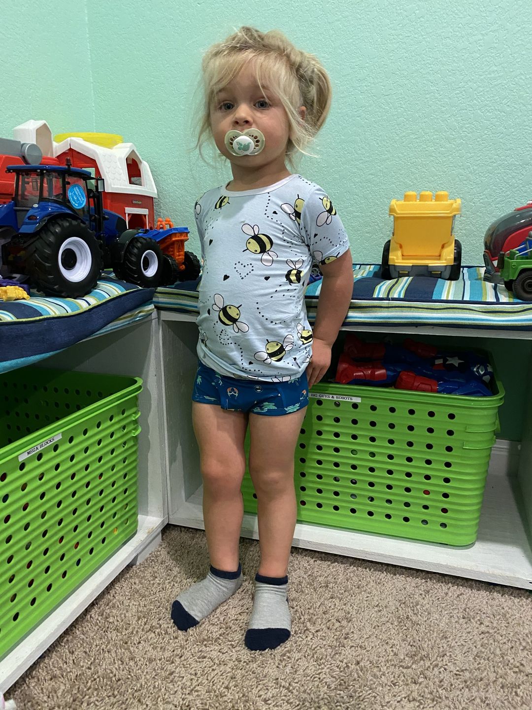 Customer photo review of Boy's Bamboo Underwear 7-Pack