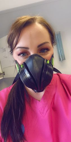 Customer photo review of Stealth P3 Dust & Particle Protective Respirator Face Mask