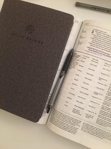 Customer photo review of Daily Kairos Prayer Journal