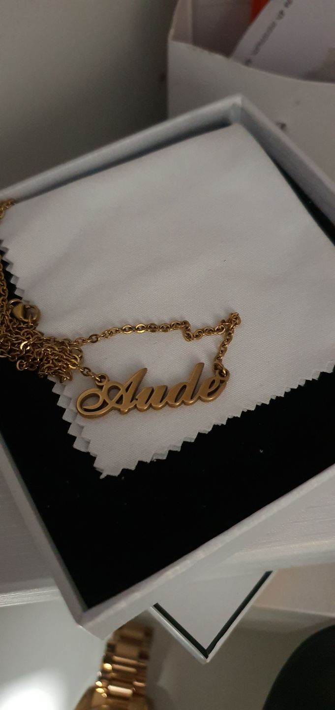 Customer photo review of Collier Prénom Style Classique