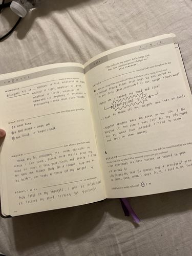 Customer photo review of Daily Kairos Prayer Journal