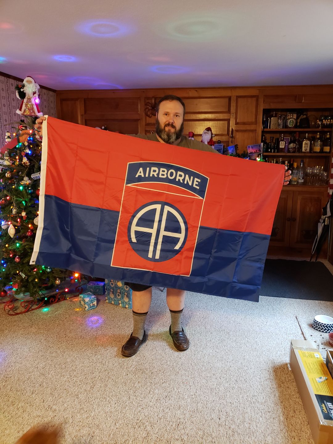 Customer photo review of The 82nd Airborne Flag