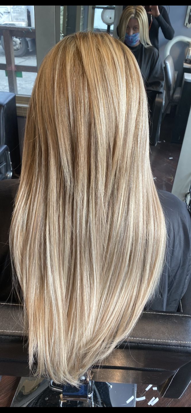 Customer photo review of Sunny Hair Tape in Extensions in Lightest Blonde Human Hair Extensions #60