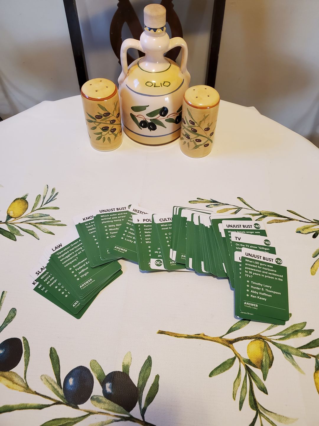Customer photo review of Stoner Trivia Race to 420 Card Game