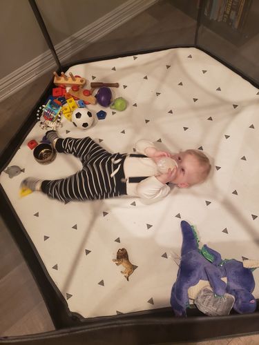 Customer photo review of Pop N' Go® Playpen