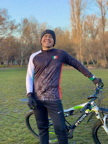 Customer photo review of Mexico Black Long Sleeve Cycling Jersey
