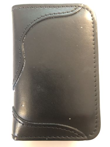 Customer photo review of No.68 | 'Black Skirting' Western Vertical Leather Wallet