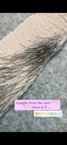 Customer photo review of Mermaid Wax® Logos & Product Stickers