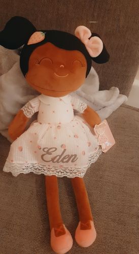 Customer photo review of Personalized Leyadoll (Strawberry) with Gift Bag - 2 Skin Tones
