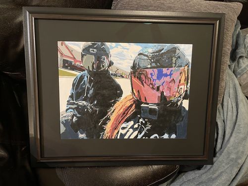 Customer photo review of Custom Paint By Numbers Kit - Upload Your Photo - Brush Set Included