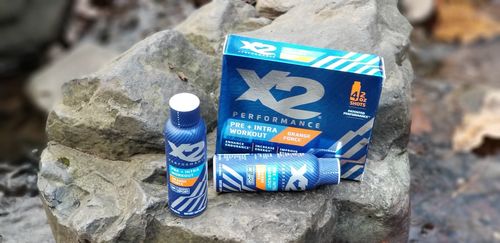 Customer photo review of X2 PERFORMANCE® Pre-Workout + Intra-Workout Shots