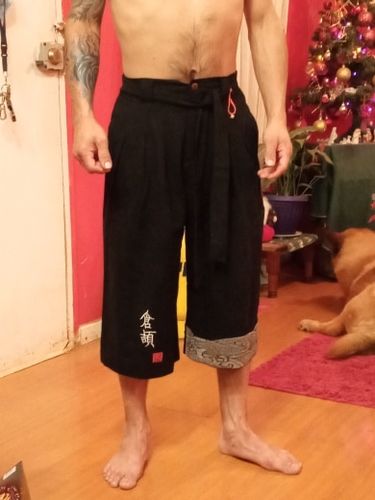 Customer photo review of Traditional Style Kimono Pants
