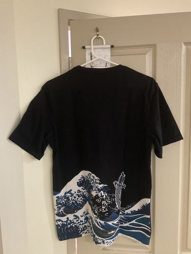 Customer photo review of Jumping Carp Painted T-shirt