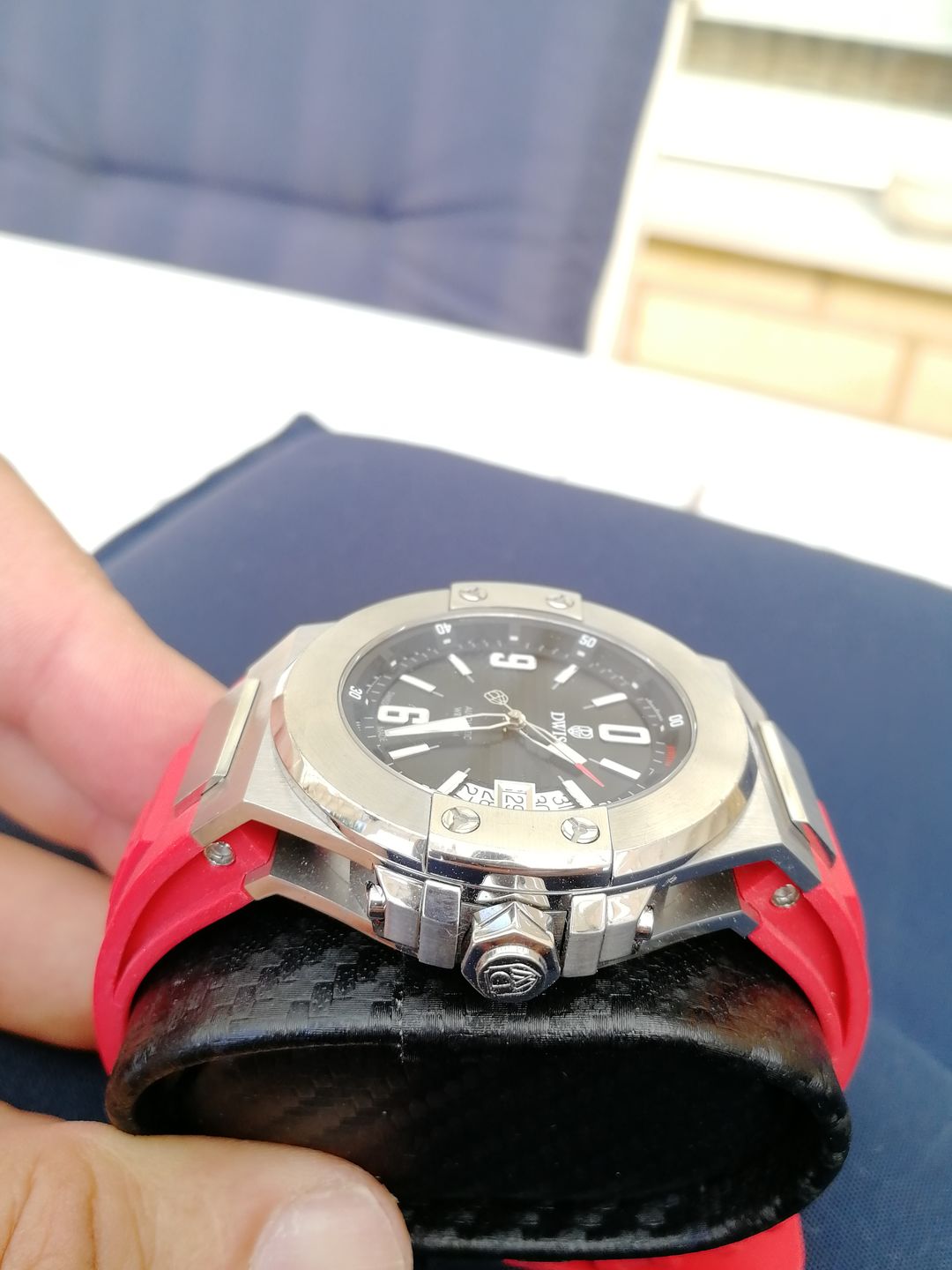 Customer photo review of M1 and M2 rubber straps
