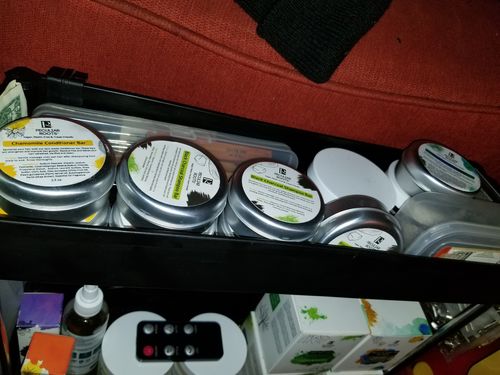 Customer photo review of Peculiar Locs Shampoo Bar (New)