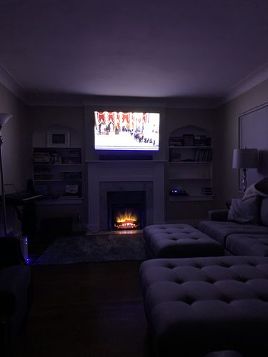 Customer photo review of Dimplex 23" Multi-Fire XHD Plug-in Electric Firebox - Logs