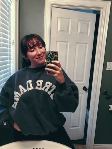 Customer photo review of Vintage University of Notre Dame Sweatshirt Size XL