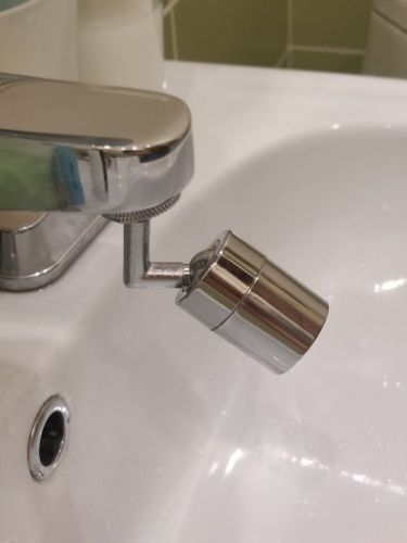 Customer photo review of 360Faucets™ Universal Faucet Aerator