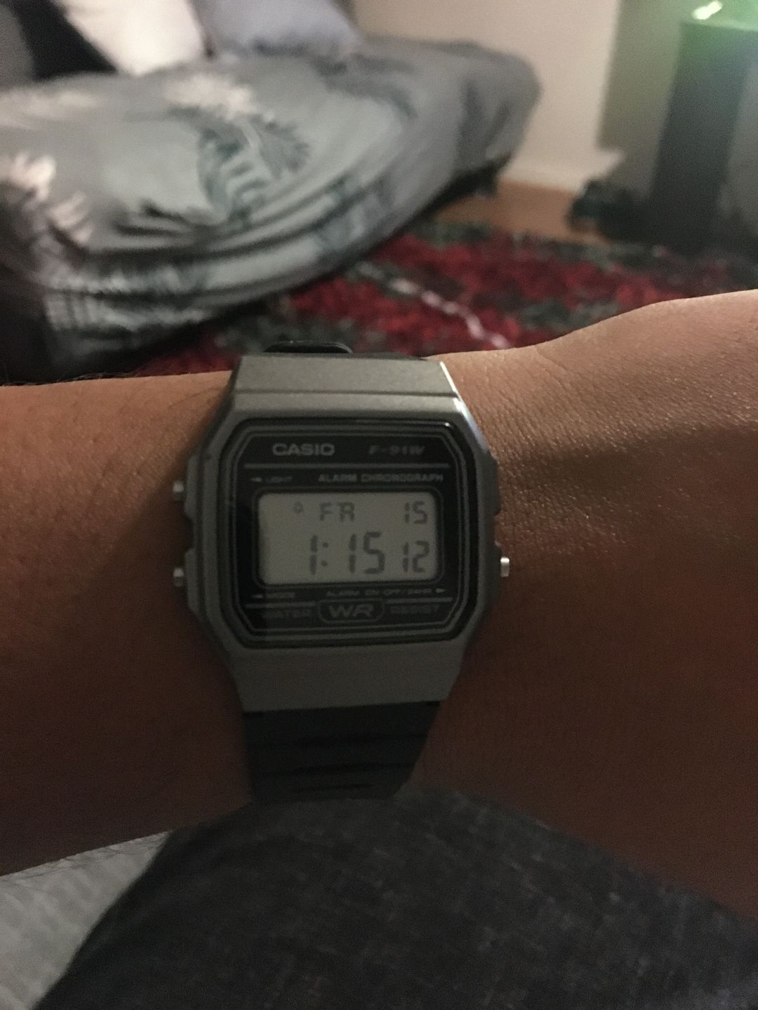 Customer photo review of Reloj Casio Vintage F-91WM-1BDF Gris/Negro