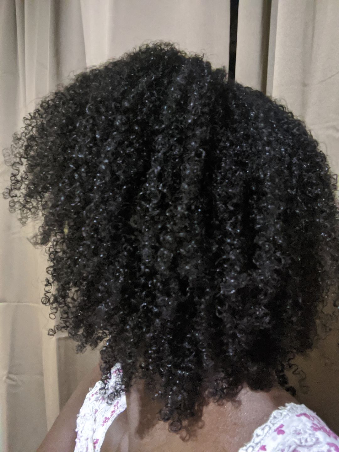 Customer photo review of Bloom- Supa Potent Healthy Hair Growth Oil