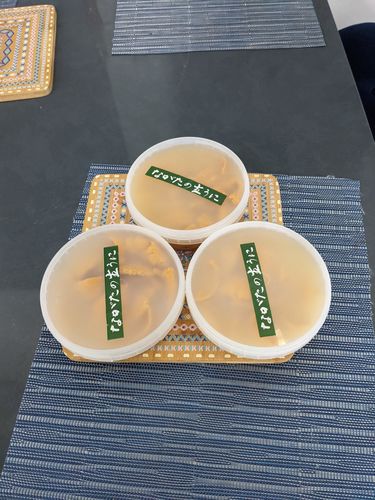 Customer photo review of Salt Water Submerged “KING GRADE” Santa Barbara Sea Urchin - Uni