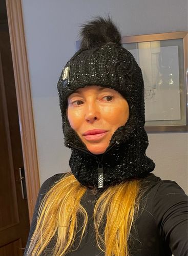 Customer photo review of Cozy Chic- Siamese Winter Windproof Hat