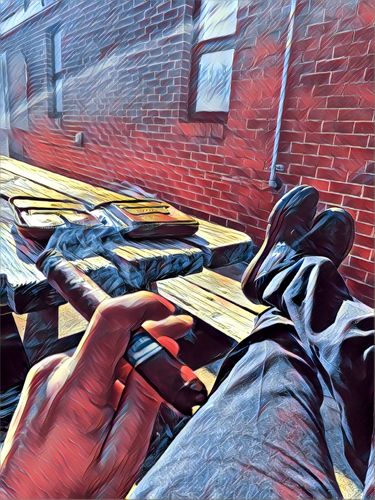 Customer photo review of Castano Aficionado Cigar Case