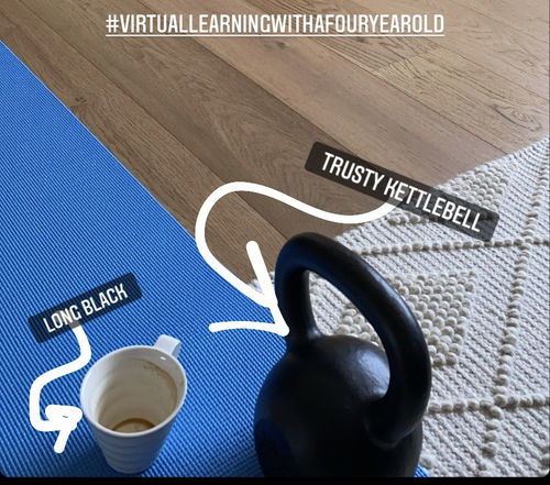 Customer photo review of 48kg / 106lbs E-coated Cast Iron Kettlebell