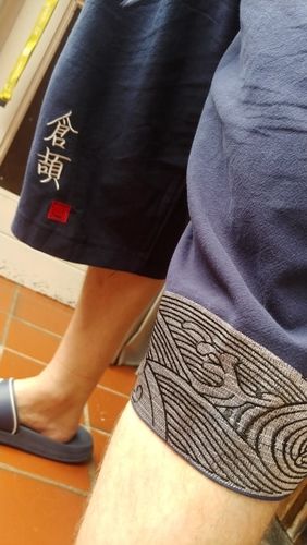 Customer photo review of Traditional Style Kimono Pants